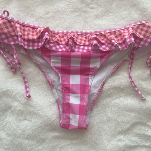 Pink Gingham Bikini Set - Picture 3 of 5
